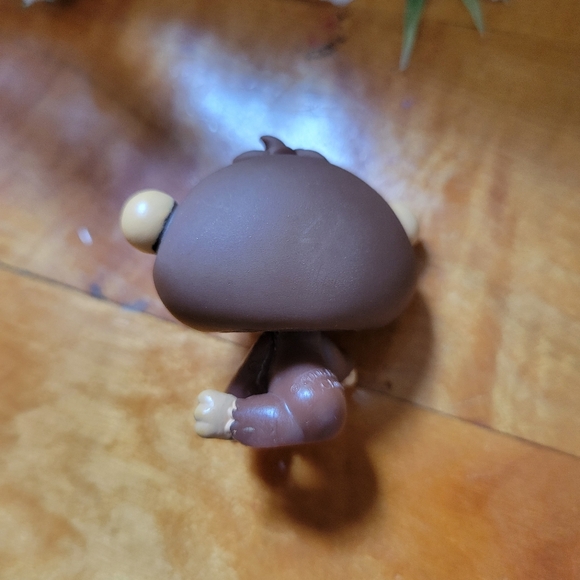 Littlest Pet Shop LPS #359 Chimpanzee Monkey Brown Cream Purple Eyes 2006 - Picture 12 of 12